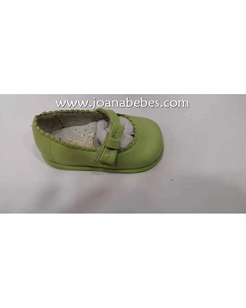 DBB Zapato bailarina con pulsera pistacho (piel)