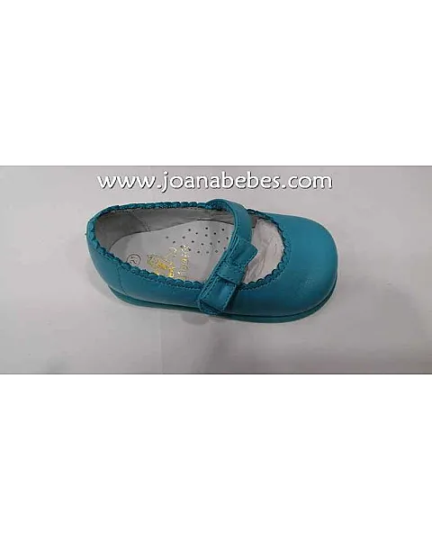 DBB Zapato bailarina con pulsera turquesa (piel)