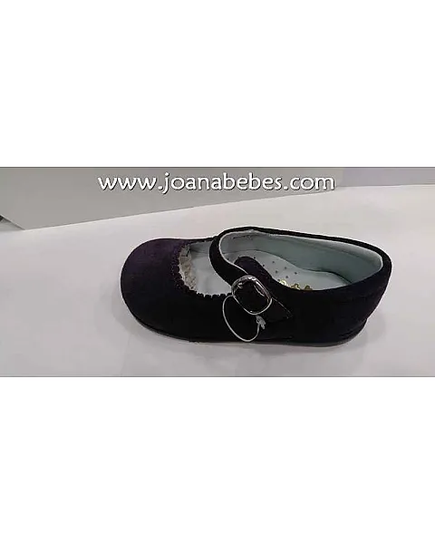 DBB Zapato serraje morado con pulsera (piel)