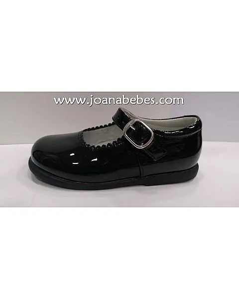 DBB Zapato con pulsera charol negro (piel)