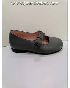 Caminito zapato con pulsera gris (piel)