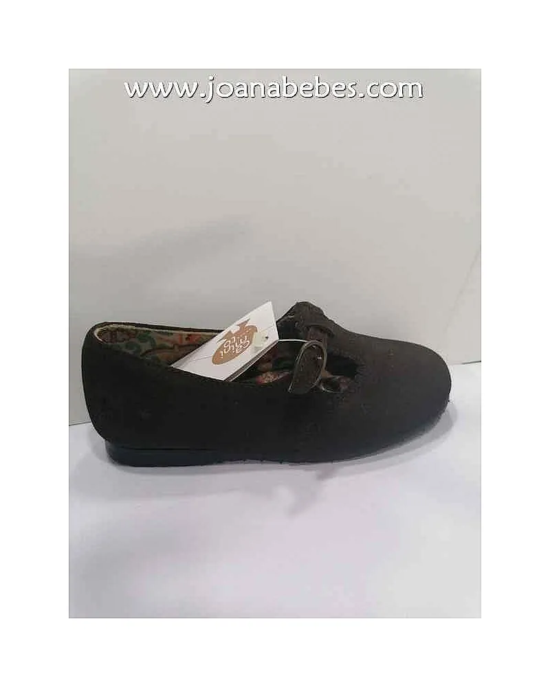 Caminito zapato color chocolate (piel)