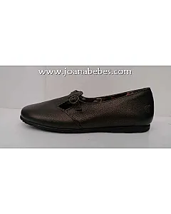 Caminito zapato metalic oro (piel)