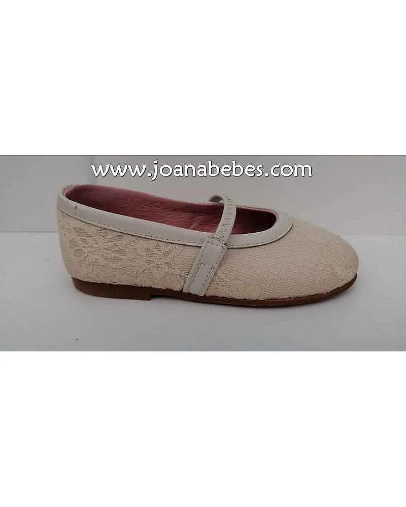 Caminito bailarina rosa/beig (piel)