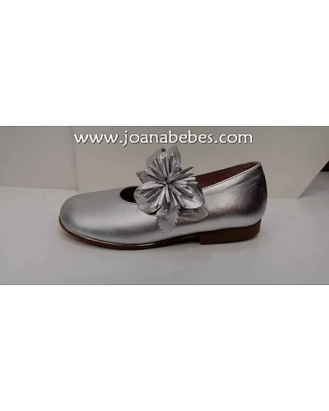Caminito zapato plata (piel)
