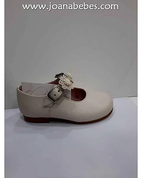 Caminito zapato ceremonia marfil (piel)