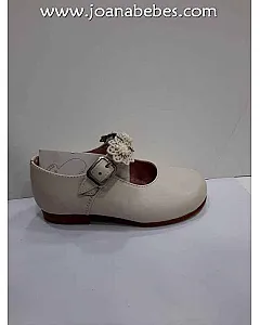 Caminito zapato ceremonia marfil (piel)