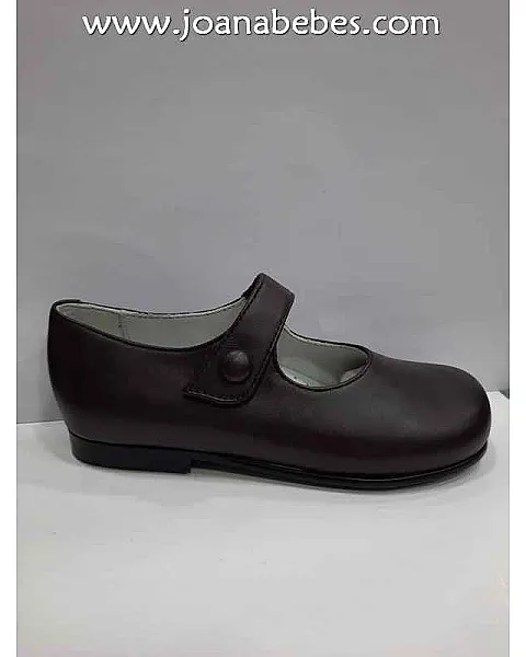 Zapato con pulsera marron (piel)