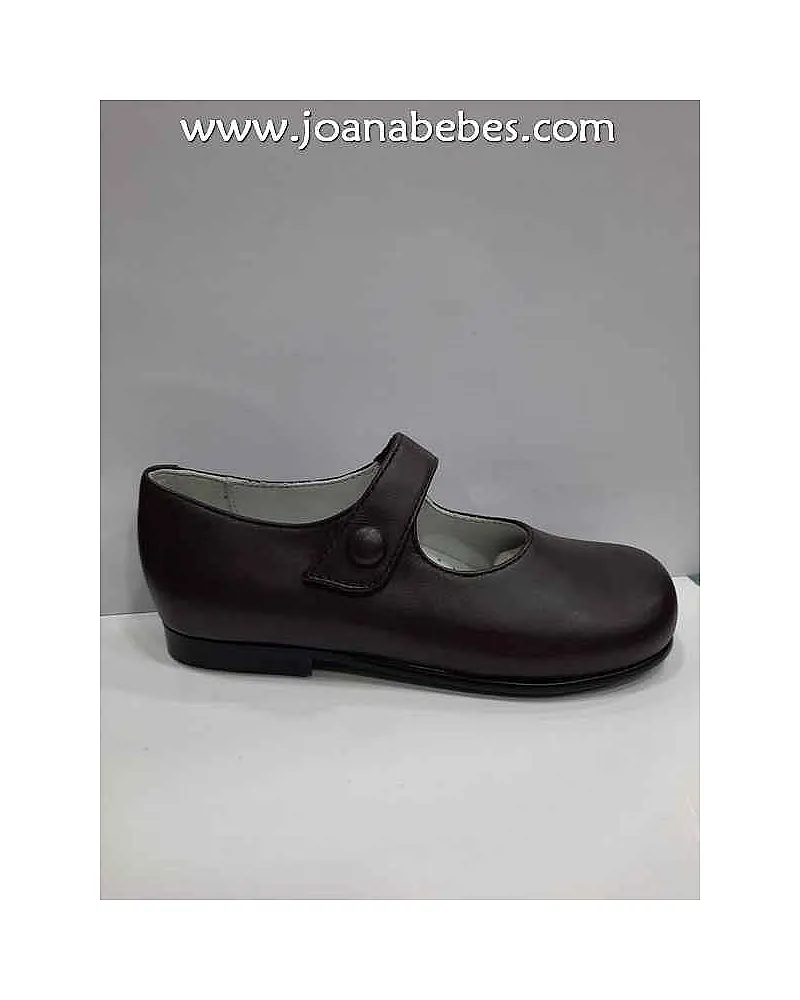 Zapato con pulsera marron (piel)