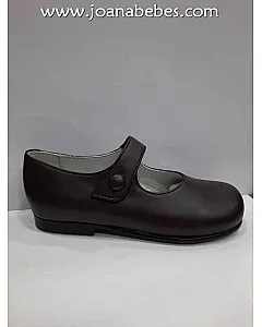 Zapato con pulsera marron (piel)