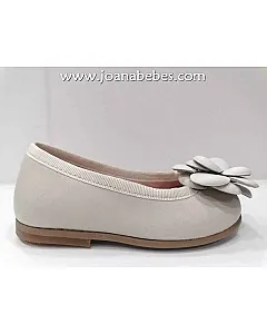 Tinny shoes bailarina piel beig