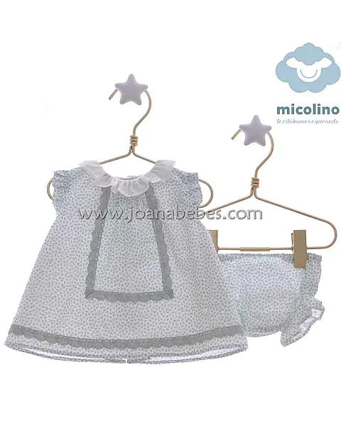 Micolino Jesusito y braguita, Familia Lunas (verde empolvado)