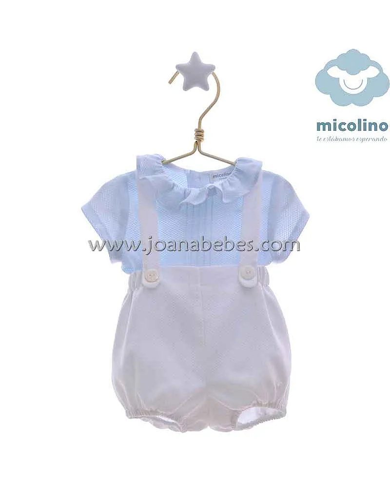 Micolino conjunto 2 piezas ranita y blusa Famila Dulce