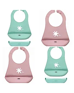 Babero de silicona Snap Baby Bib