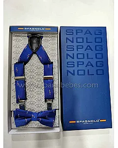 SET TIRANTES + PAJARITA JACQUARD