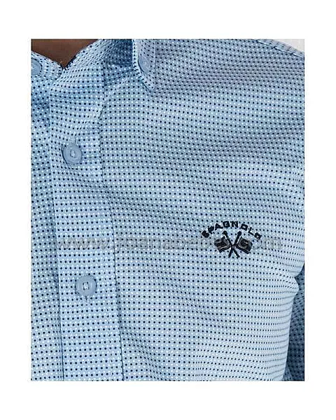 SPAGNOLO CAMISA CUELLO BOTON POPELIN ESTAMPADO