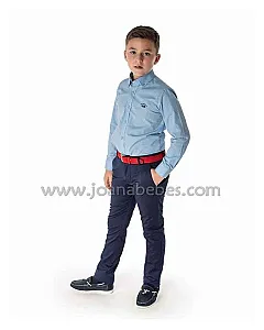 SPAGNOLO CAMISA CUELLO BOTON POPELIN ESTAMPADO