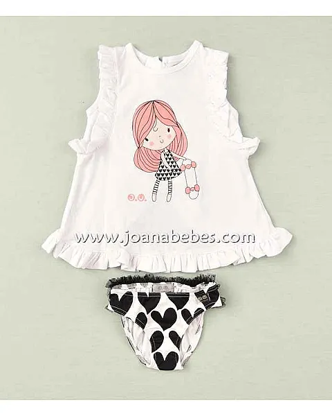 JOSE VARON CONJUNTO CULETIN CORAZONES 2P