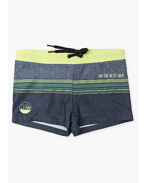 Losan Bañador tipo bóxer con estampado de rayas.