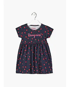 Losan Vestido con estampado de fresitas.