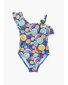 Losan Traje de baño con estampado de frutas.