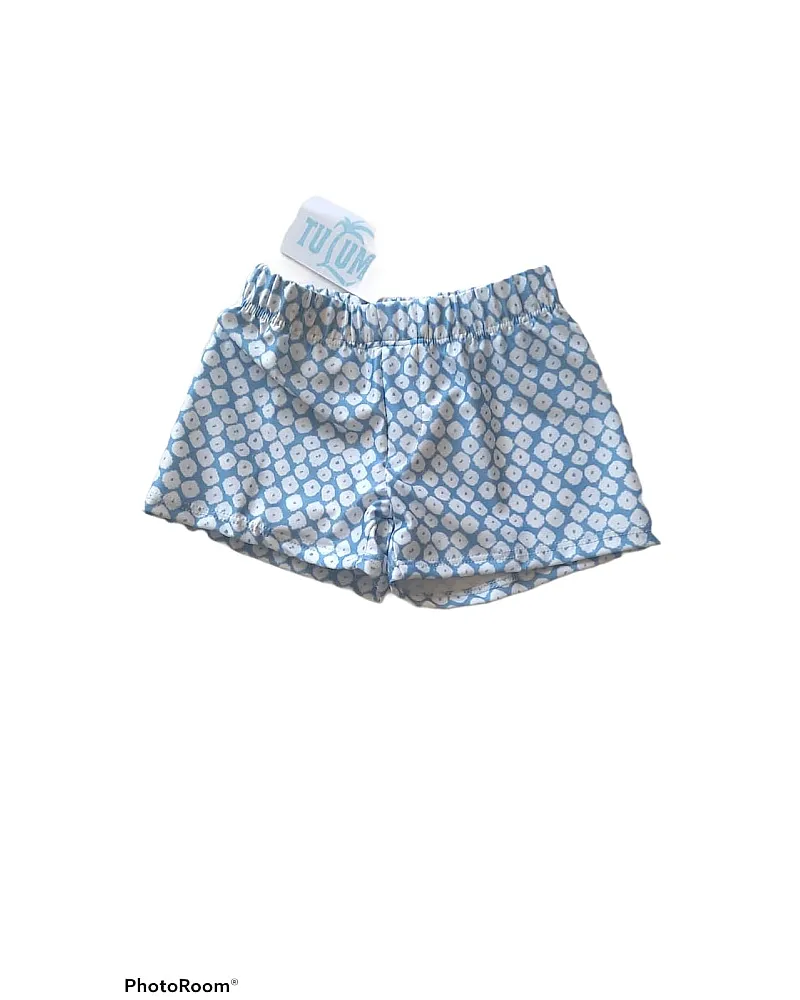 TULUM BOXER LICRA CIELO