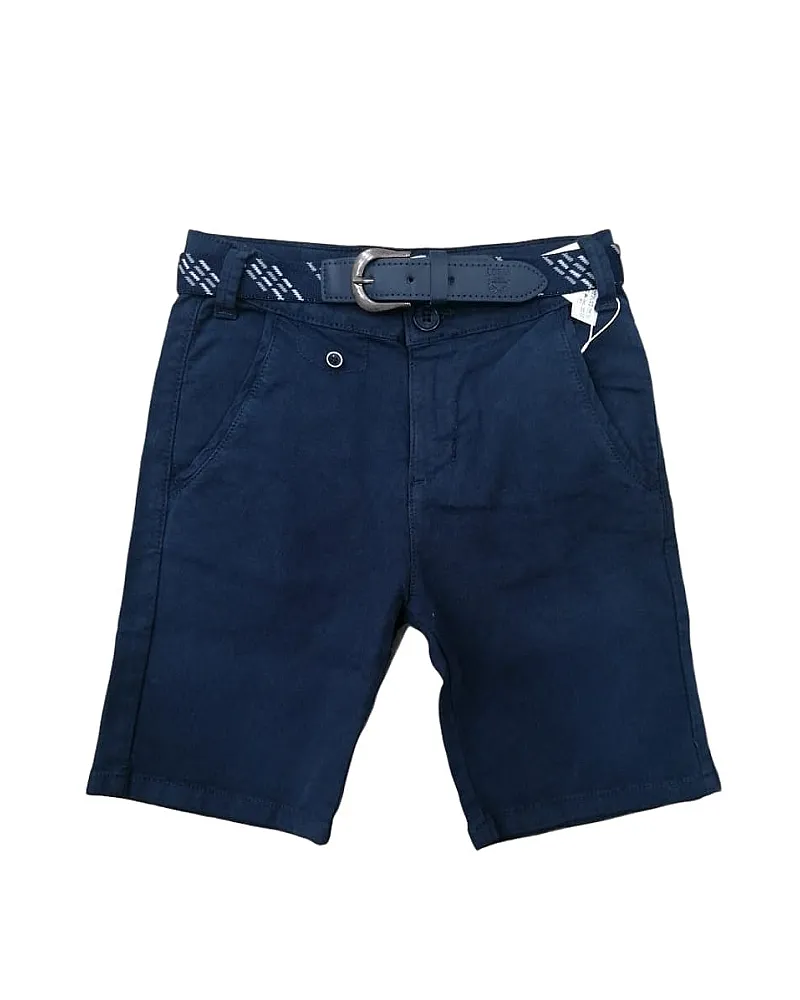 Losan Bermuda de algodón elástico con cinturón.