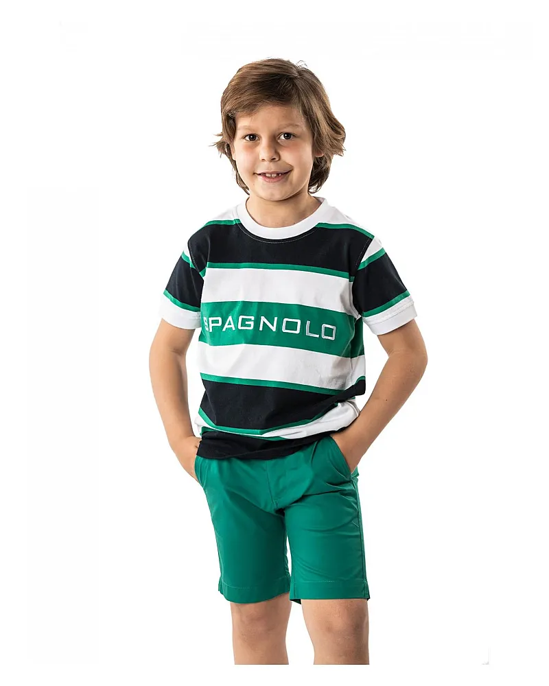 SPAGNOLO CAMISETA PUNTO SPAGNOLO RAYAS