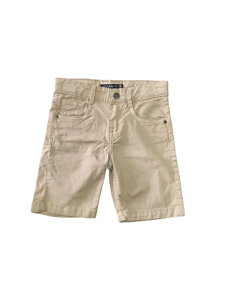 Losan bermuda camel 5 bolsillos