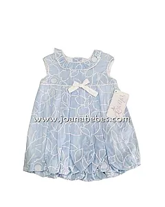 Amaya vestido globo bordado