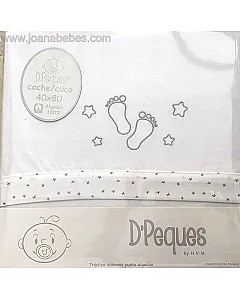 Triptico sabanas punto de algodon coche