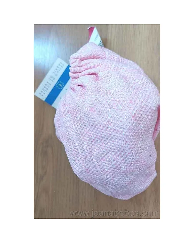 Capota grupo cero pique rosa estampado