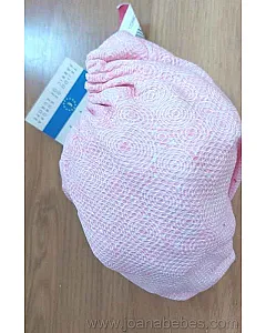 Capota grupo cero pique rosa estampado