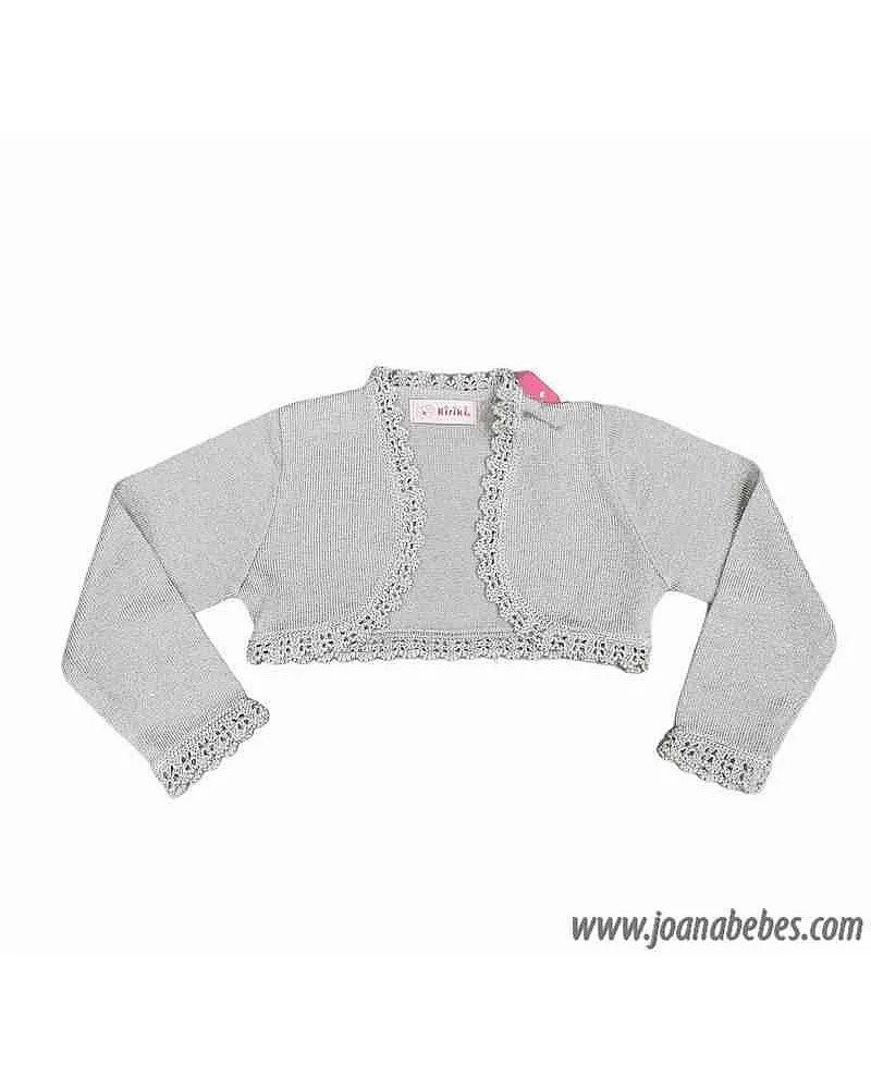 Rebeca plata hilo con brillo