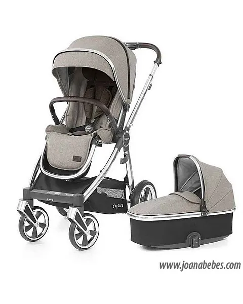 Carrito Oyster 3 Silla con capazo 2 piezas color Pebble