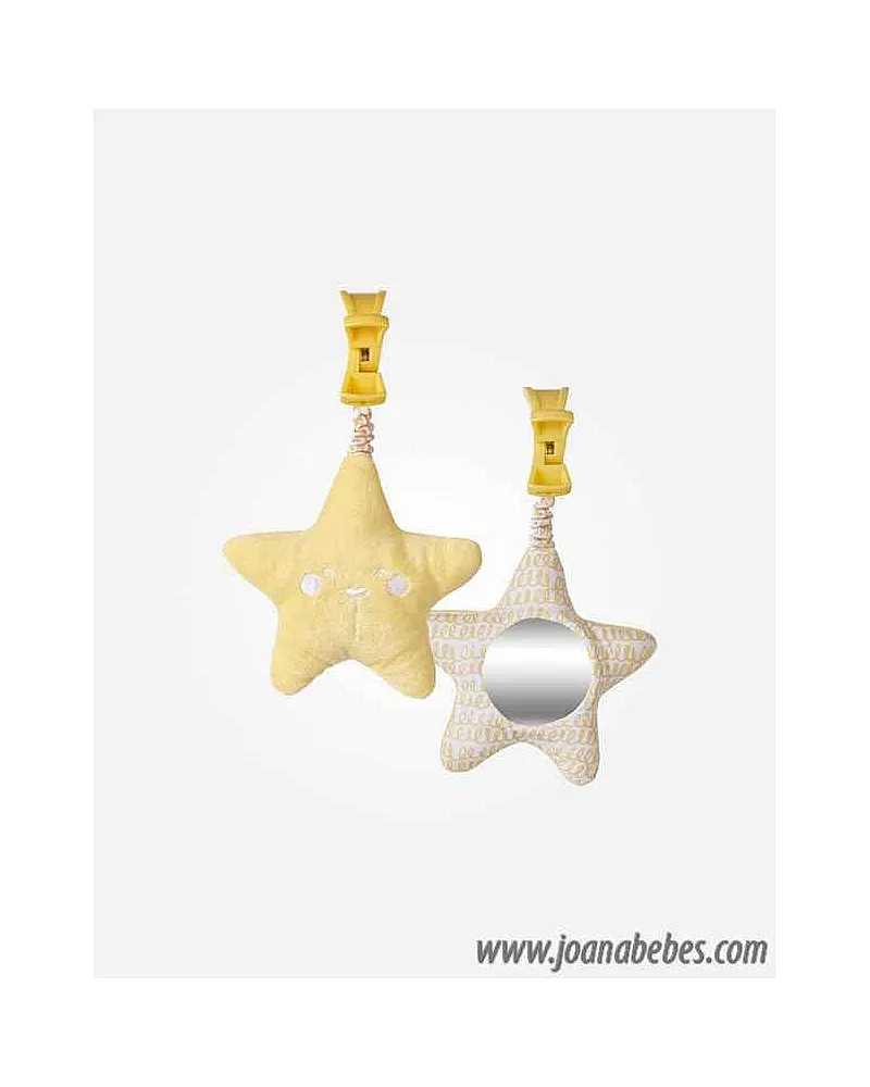 Sonajero con luz y melodía Wild star amarillo