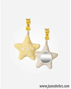 Sonajero con luz y melodía Wild star amarillo