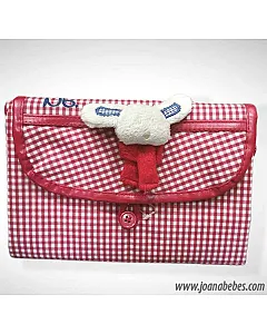 Mayoral cambiador plastificado rojo