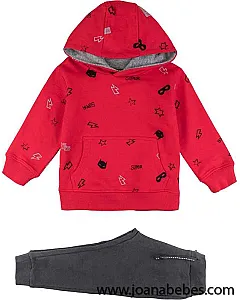 Losan Chándal de sudadera con capucha y bolsillo y pantalón.