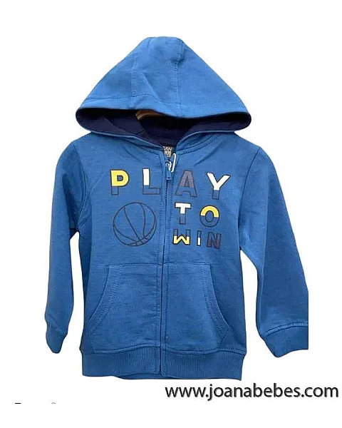 Losan Chaqueta con pelota de baloncesto y frase en el delantero