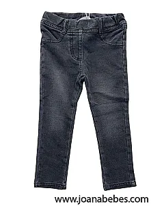 Leggins en felpa no perchada efecto denim negro