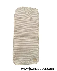 Funda silla rayas camel