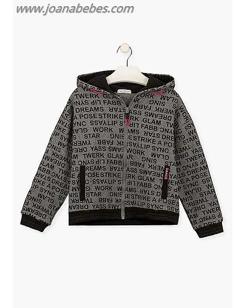 Losan Chaqueta estampada con palabras.