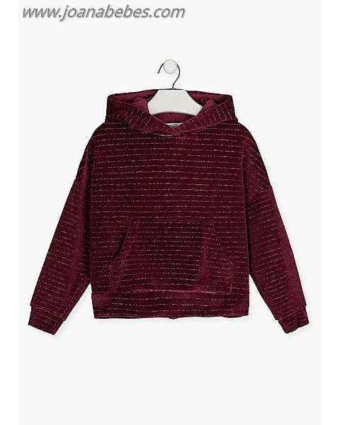 Losan Sudadera con de hilo color plata.