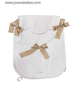 Uzturre colcha capazo reversible