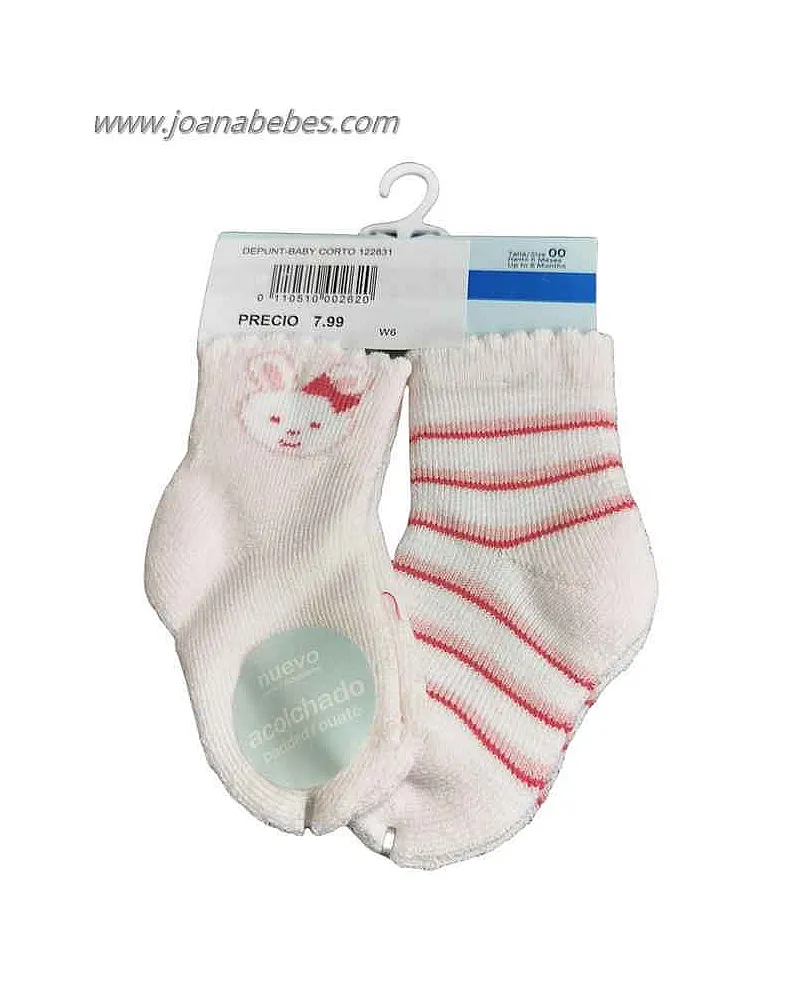 Pack dos calcetines acolchados algodon