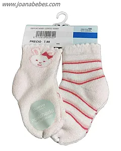 Pack dos calcetines acolchados algodon