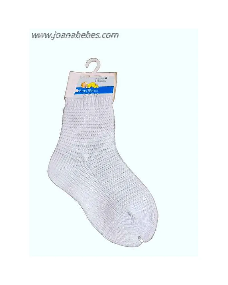 Calcetines corto celeste