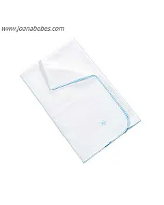 Pasito a pasito arrullo baby basic bordado celeste