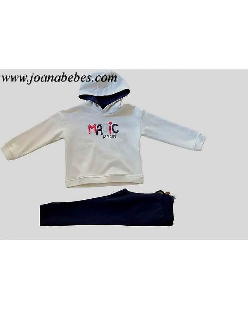 Losan Chándal de sudadera con estampado delantero y pantalón